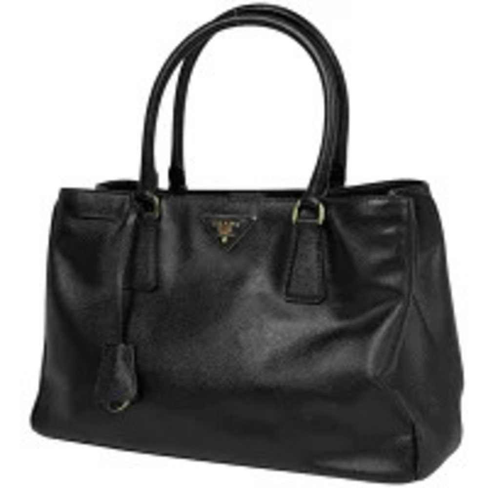 Prada Galleria 2way Shoulder Bag Tote Saffiano Leather Nero Black